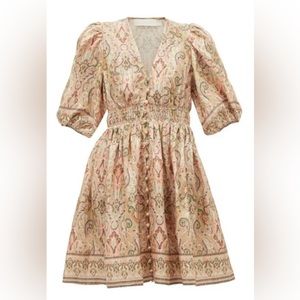 ZIMMERMANN
Freja Paisley-print Linen Dress